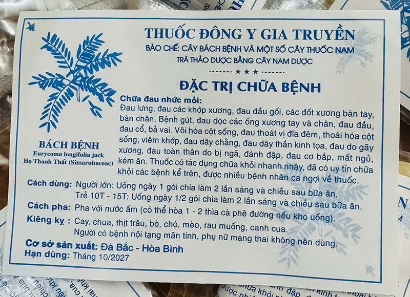 Thuốc xương khớp - bao bì chi tiết
