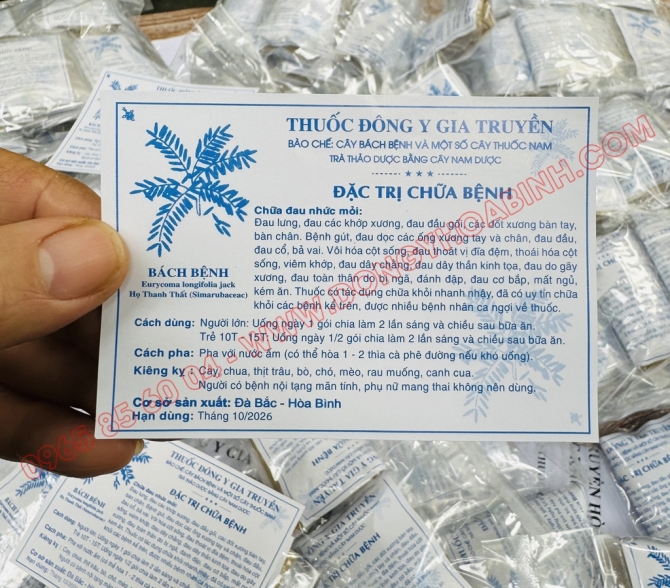 Nhà thuốc đông y gia truyền hòa bình đặc trị bệnh đau nhức xương khớp